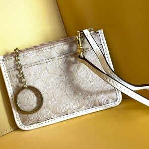 Zip Card Case In Signature Canvas